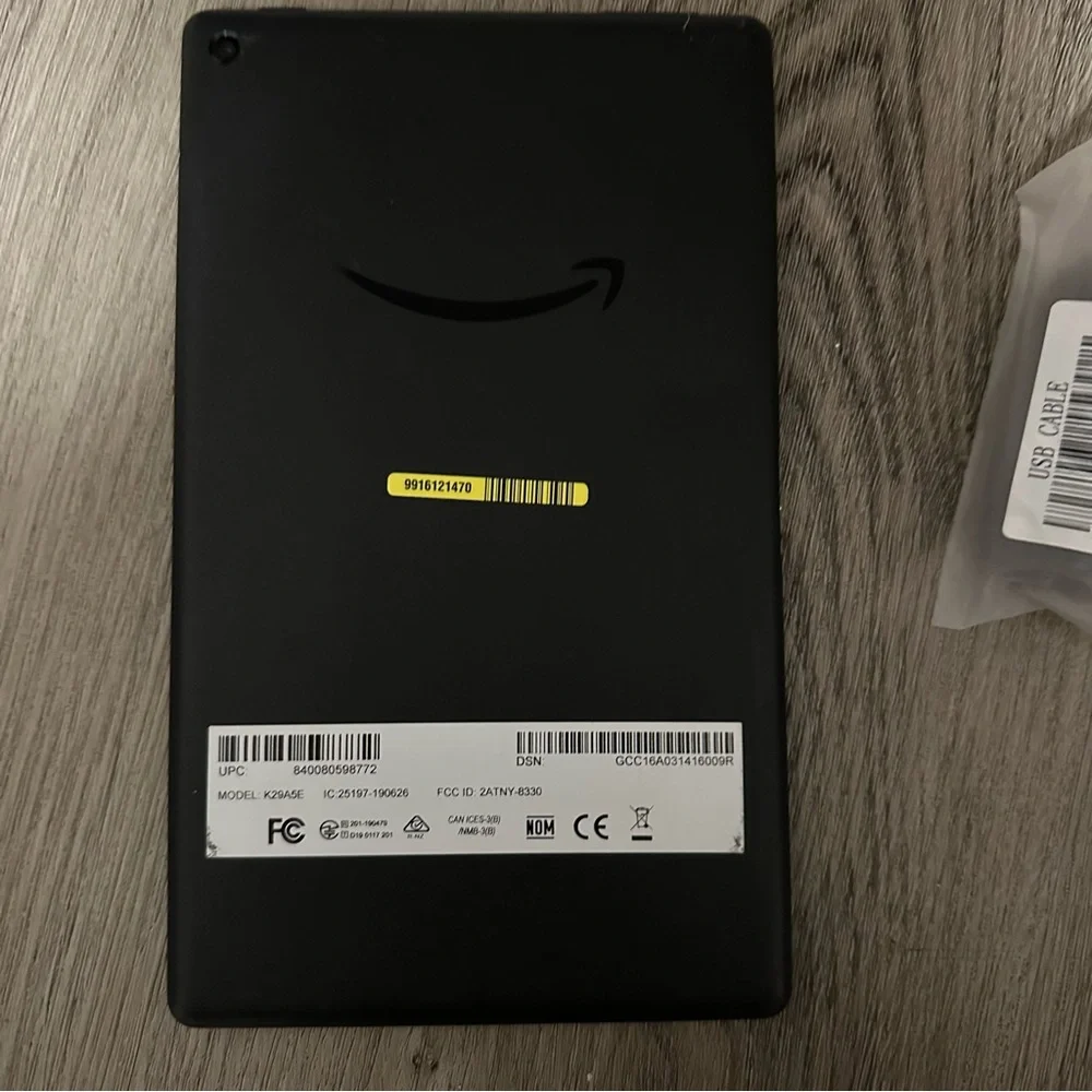 Amazon Fire HD 16GB Black 8 Inch Display Bluetooth Wi-Fi Tablet K29A5E